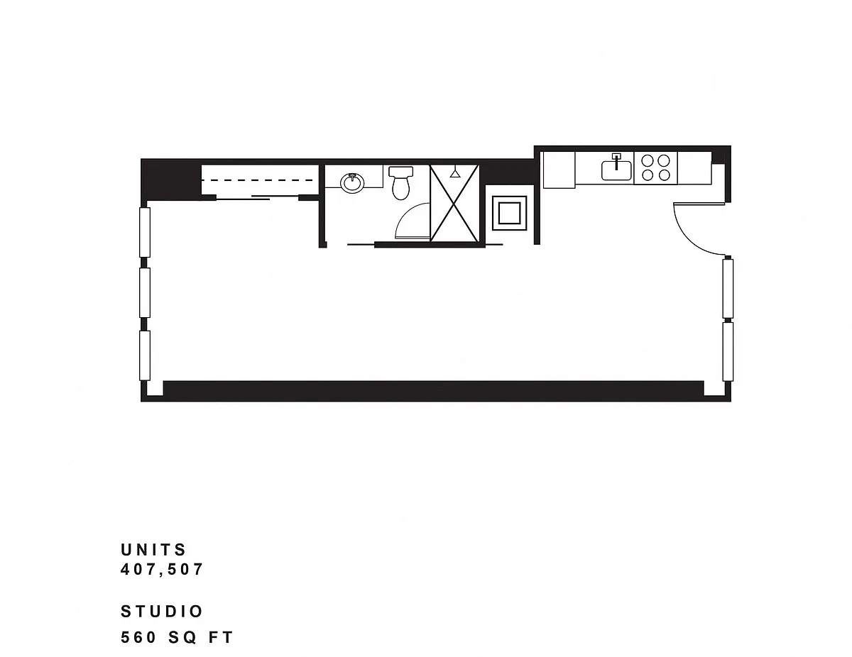 Floor plan Studio C