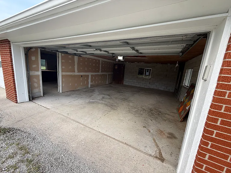 Two car garage
