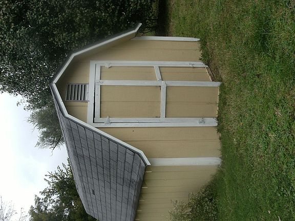 Storage Shed with a Concrete Floor