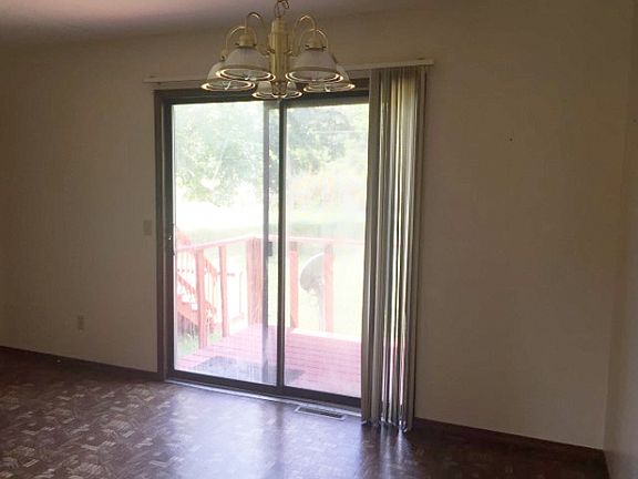 Dining Area with Sliding Door to Deck