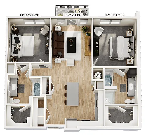 Floor plan B1