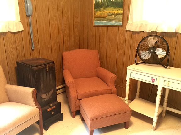 Interior of bunk house