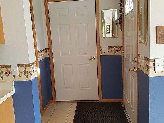 garage and front door entry