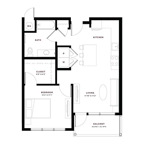 Floor plan Sideoats Grama ADA