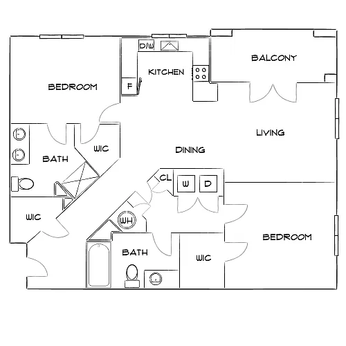 Floor plan Design 2B20