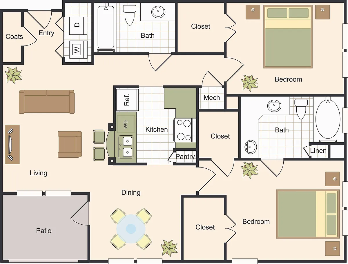 Floor plan B1