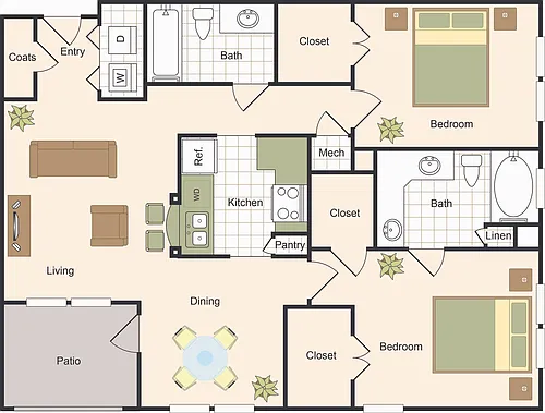 Floor plan B1