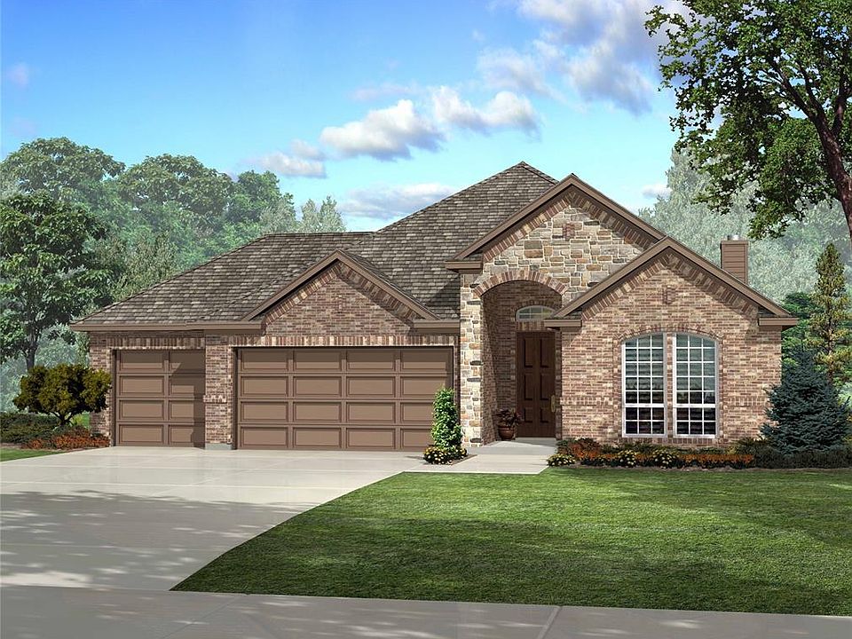 D.R. Horton's Canyon Falls III Floorplan. Actual home may differ from illustration. Photos shown here may not depict the specified home & features included are for illustration purposes only