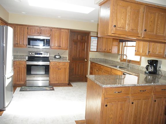 Kitchen with granite