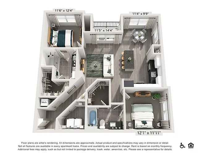 Floor plan B1A