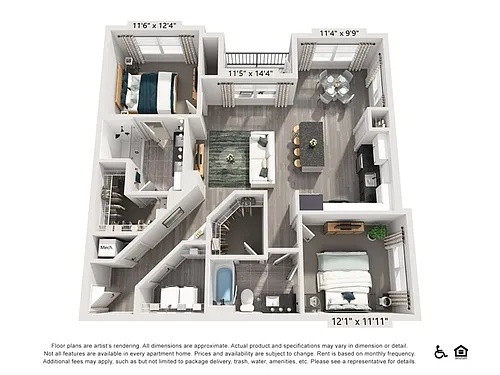 Floor plan B1A