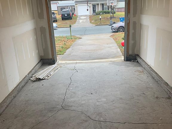 Single car garage with opener