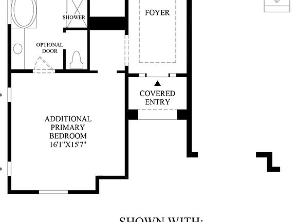 Optional Additional Primary Suite ILO Bedroom Full Bath ILO Powder Room