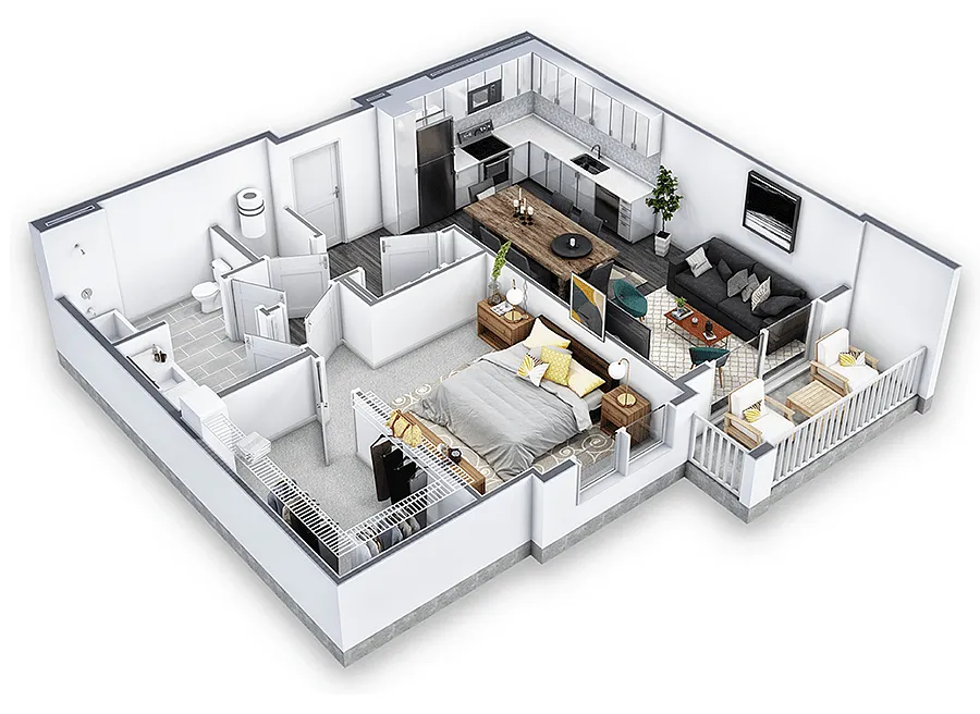 Floor plan Porter
