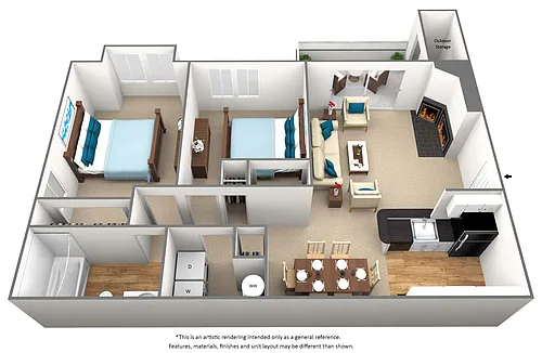 Floor plan Berkshire Renovated