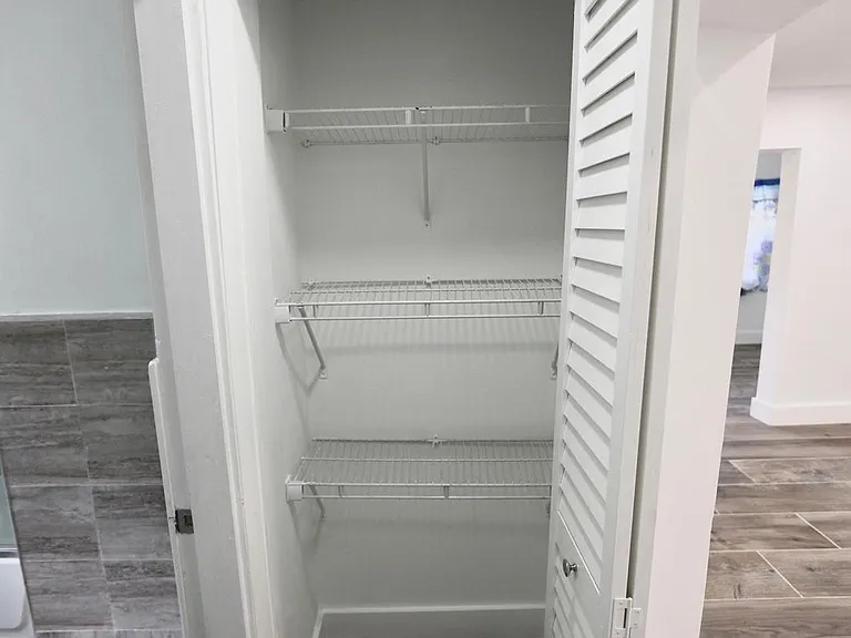 Closet Hallway for towels and blankets