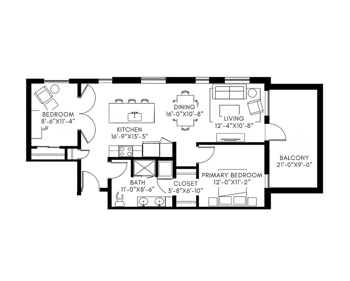 Floor plan Power House 1E-SW