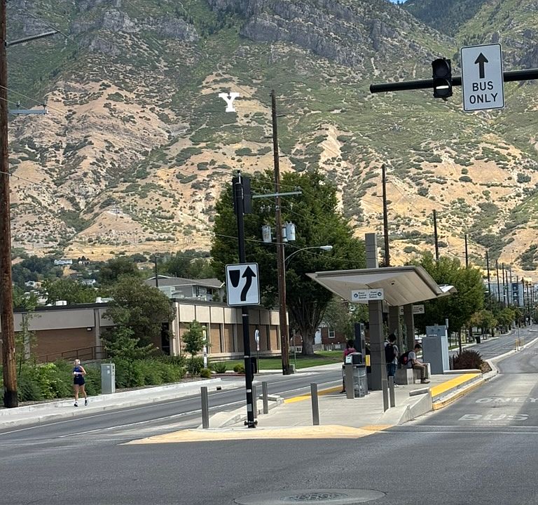 Bus stop very close. Transportation free for all students.