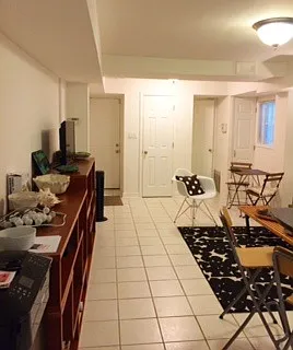 Coming in from the front door