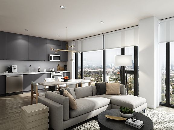 Kitchen and Living Area