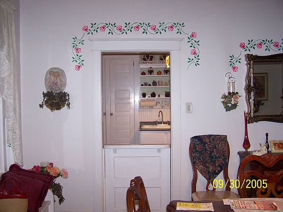 dining room looking towards kitchen