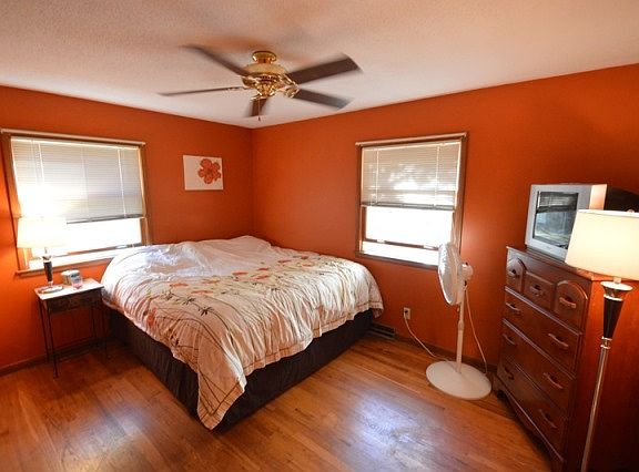 Bedroom 1 - fits a king sized bed with plenty of room to spare!