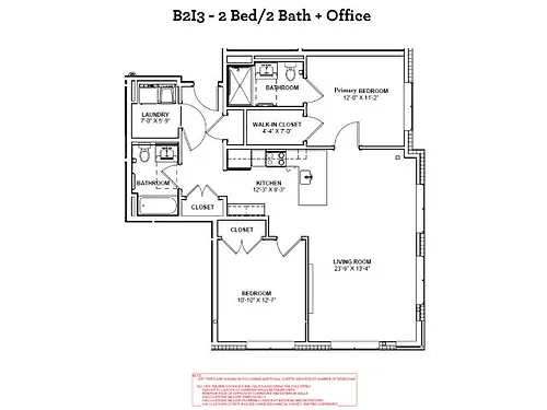 Floor plan B2I3