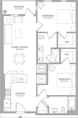 Floor plan B6