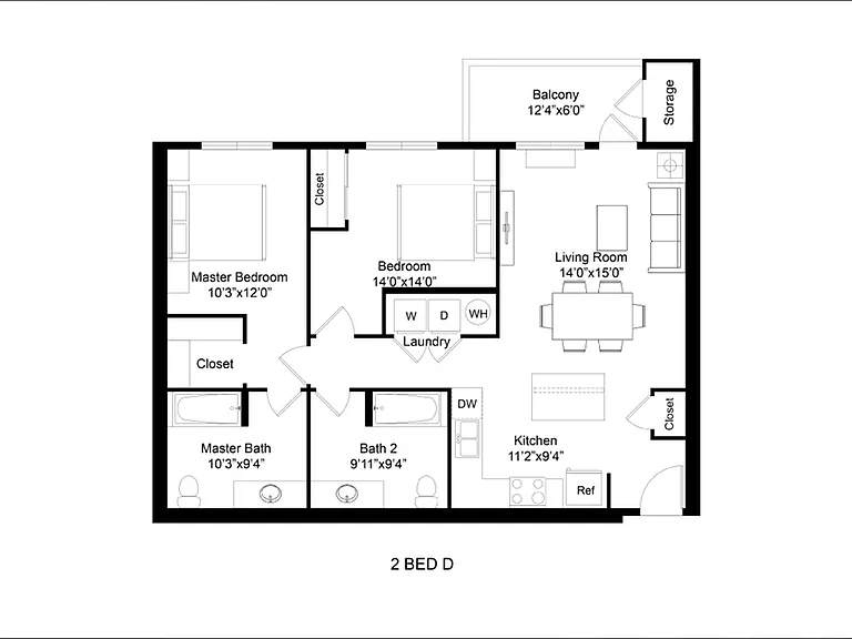 2-Bed-D 2-Bed-D
