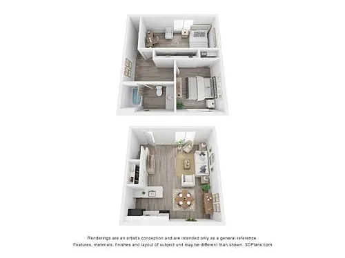 Floor plan 2x1 Townhome