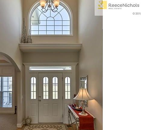 Grand entry way with high ceilings and lots of natural light!