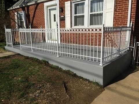 Freshly Painted Front Port