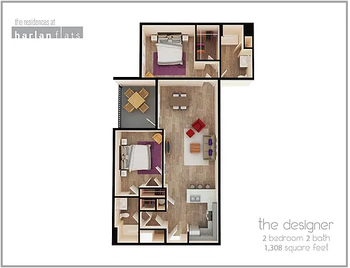 Floor plan The Designer