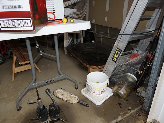 Garage Flooded by Sandy