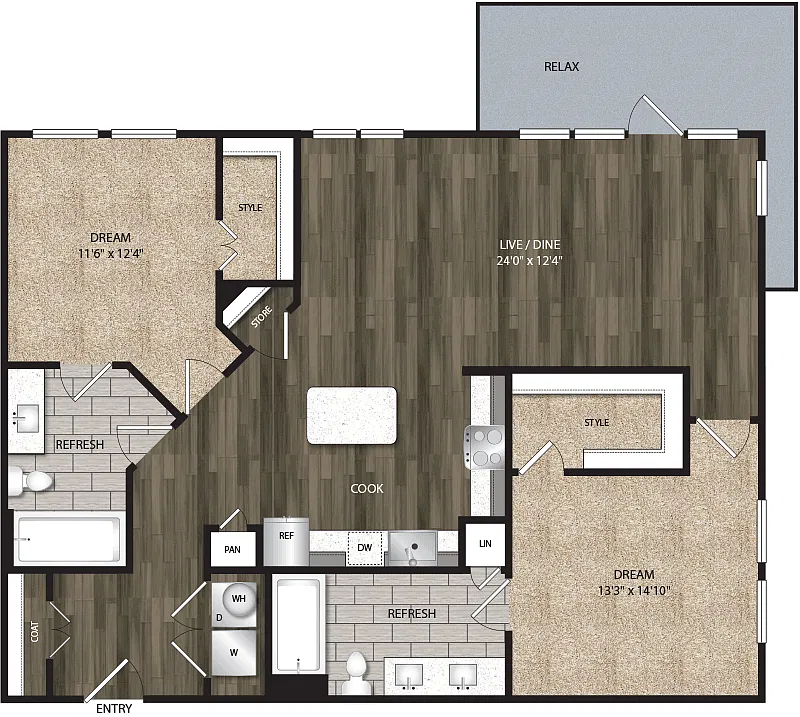 Floor plan B2D