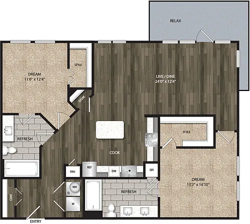 Floor plan B2D