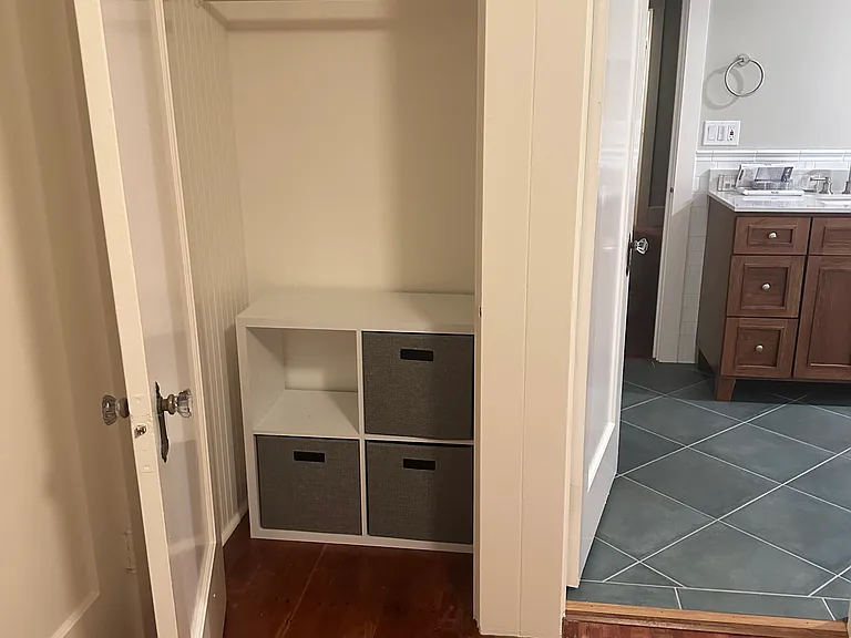 2nd bedroom entrance to jack and Jill bathroom shared with third bedroom