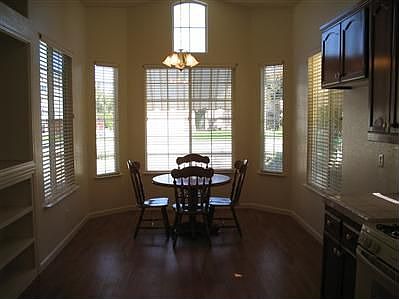 Open with 9' ceilings.