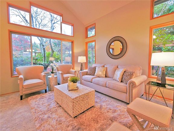 This stunning first room makes an impact, with high ceilings, and tall windows, it's sure to impress all your friends.