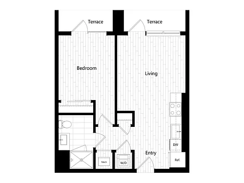 Floor plan A23B