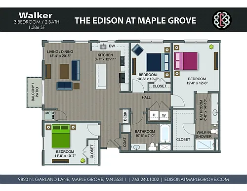 Floor plan Walker