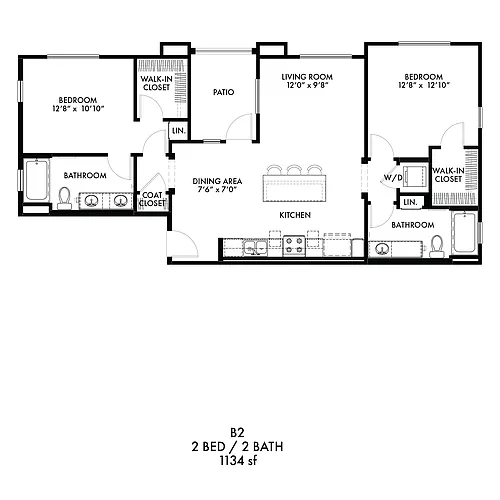 Floor plan Plan B2