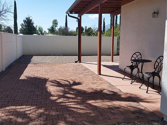 Side Patio by Kitchen Door