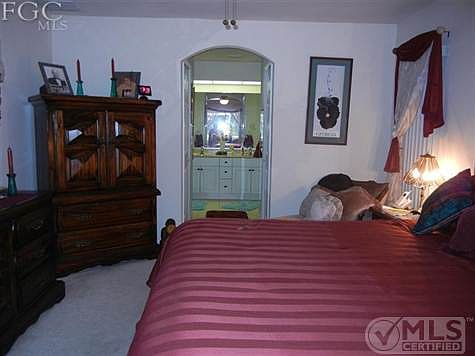 Master Bedroom looking to the Master Bathroom.