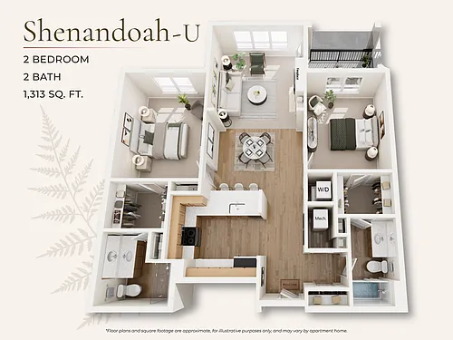 Floor plan Shenandoah-U