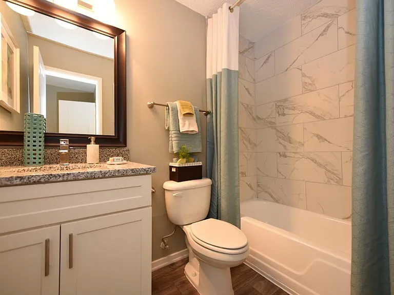 Bathroom + Granite Counters