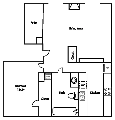 Floor plan 1C