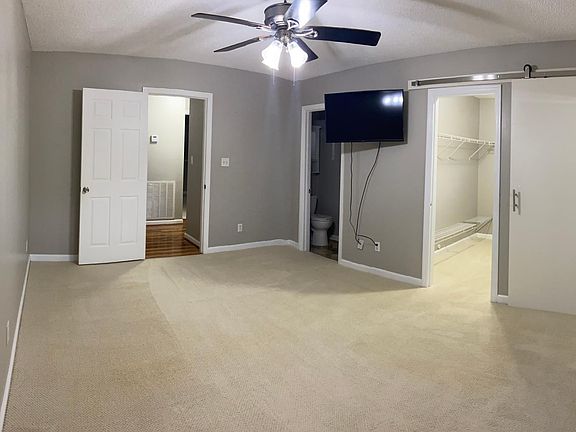 Master Bedroom with Large Walk In Closet