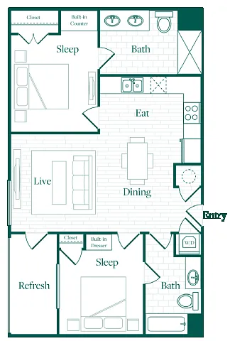 Floor plan GEM Miles