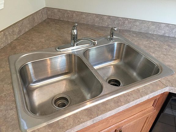 Double Stainless Sink with Disposal